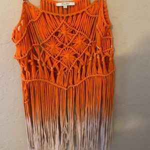 Fringe tank top